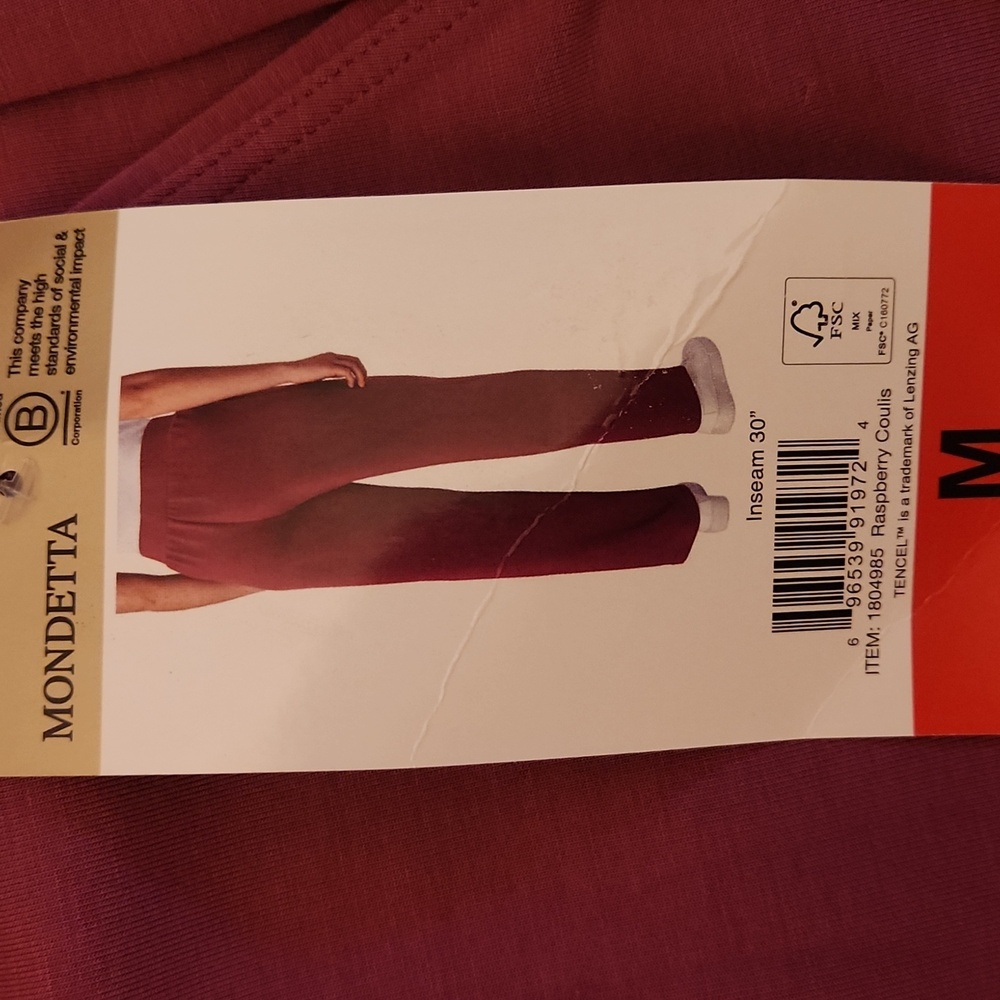 Mondetta Raspberry Lounge Pants - Picture 3 of 7